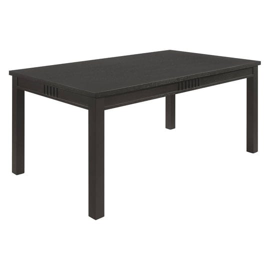 coaster-marbrisa-rectangular-dining-table-matte-black-1