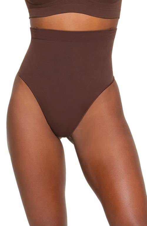 High-Waisted Core Control Shapewear Thong | Image