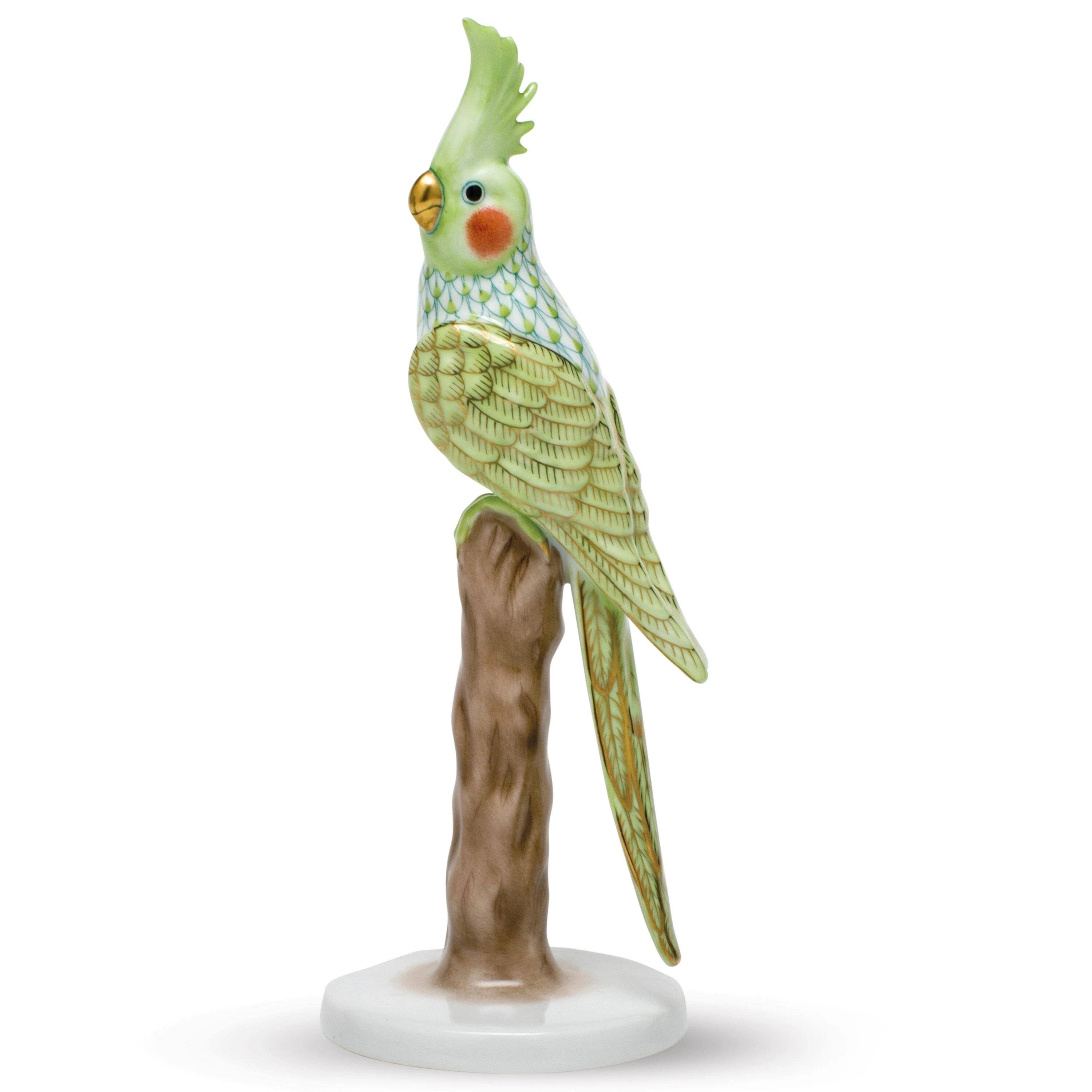 Herend Raspberry Handcrafted Cocktail Bird Figurine | Image