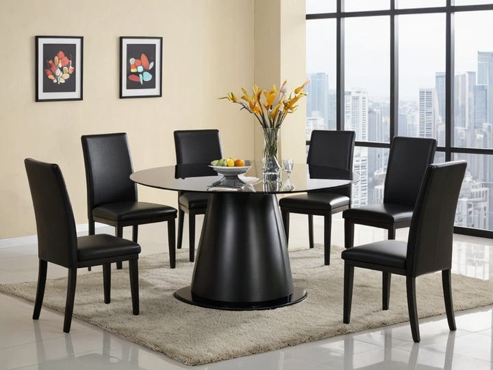 Black-Round-Kitchen-Dining-Room-Sets-5