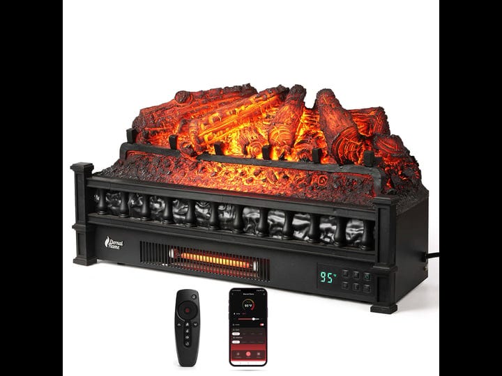 turbro-1500-watt-eternal-flame-26-in-infrared-quartz-electric-log-heater-realistic-pinewood-adjustab-1