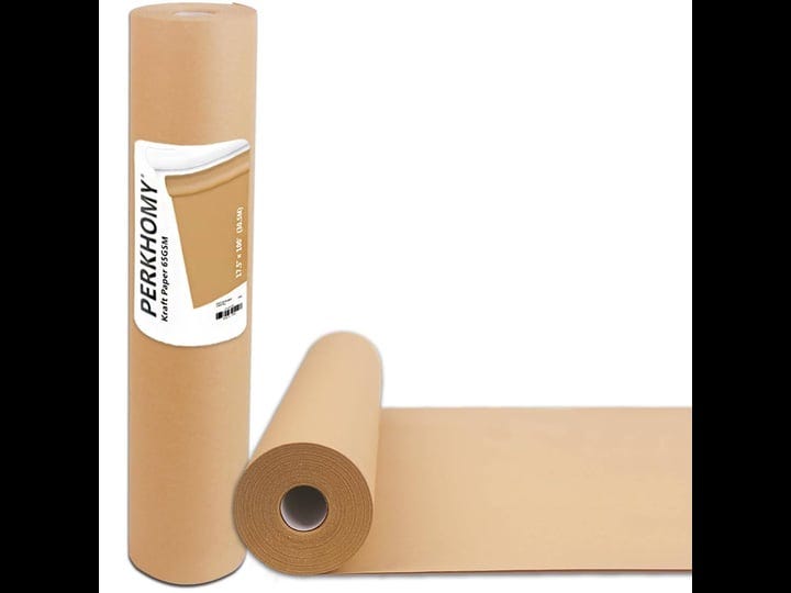 perkhomy-brown-kraft-paper-roll-17-5-x-1200-100-for-gift-wrapping-bulletin-board-bouquet-flower-kids-1