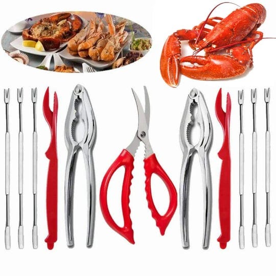 esooey-11pcs-seafood-tools-set-crab-lobster-crackers-stainless-steel-seafood-crackers-forks-crackers-1