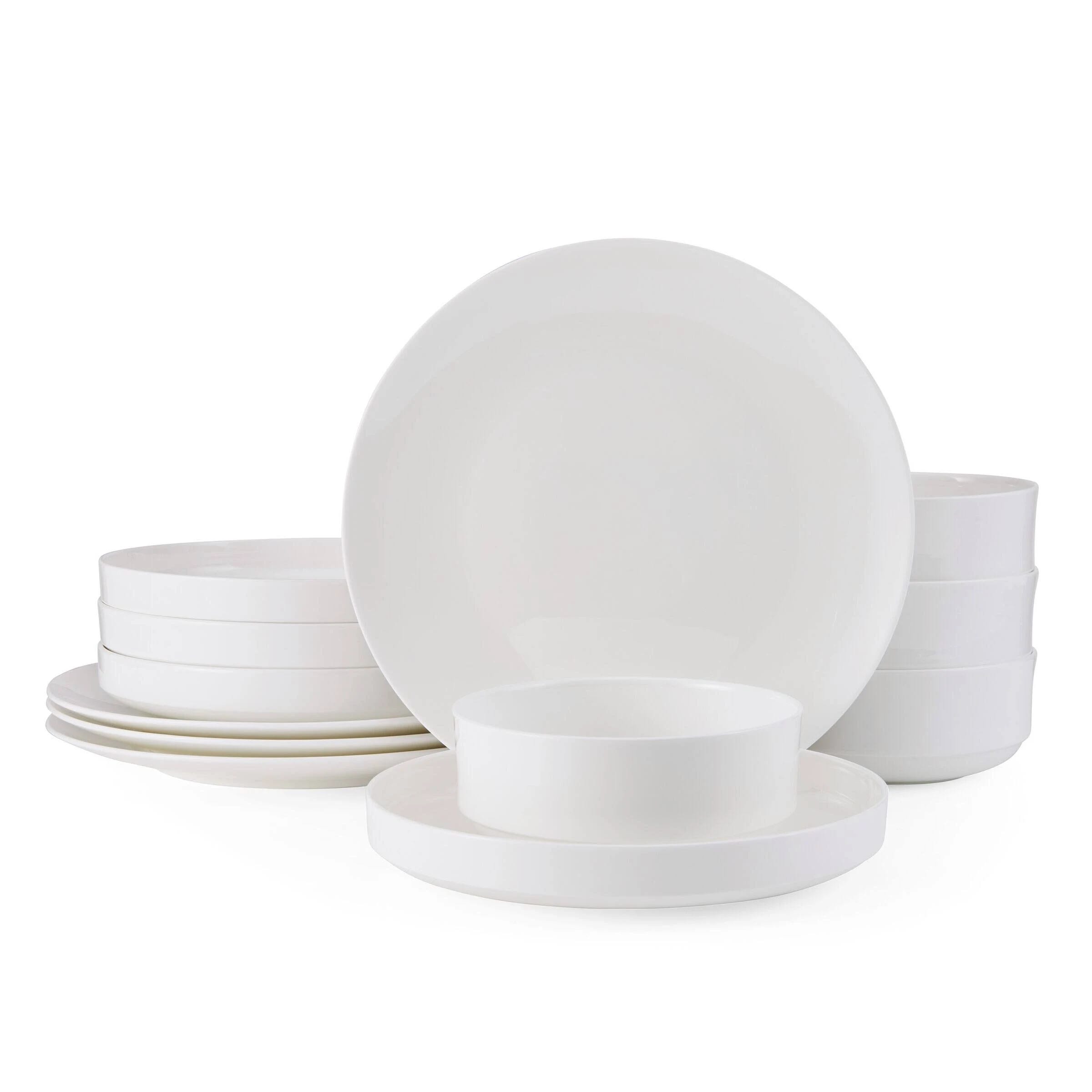 Mikasa Macie 12-Piece Contemporary Elegance Dinnerware Set | Image