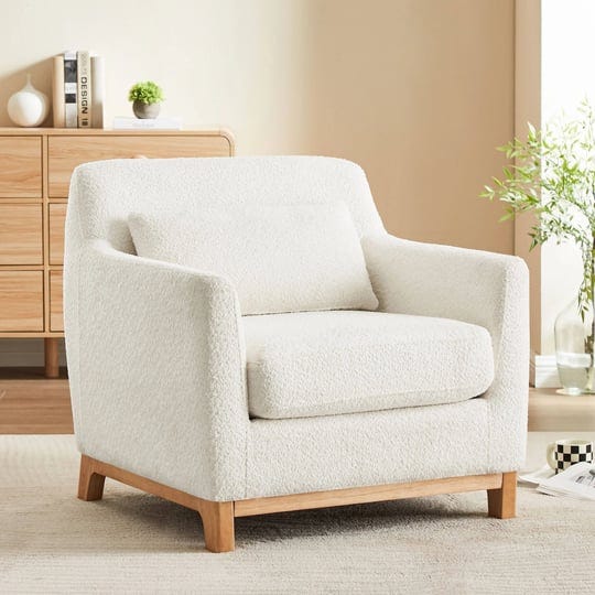 vanomi-31-5-upholstered-mid-century-modern-armchair-velvet-boucle-barrel-chair-white-boucle-1