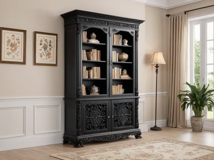 Black-Wood-Bookcases-4