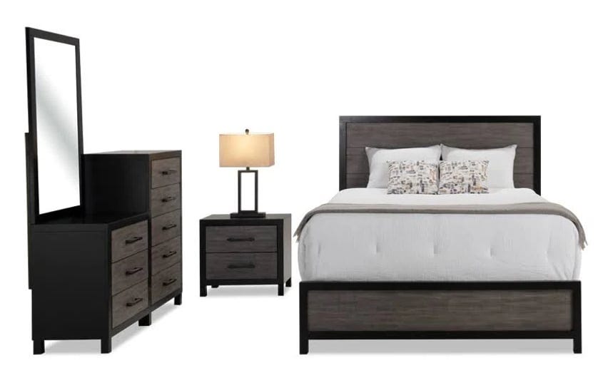 fusion-4-piece-full-black-gray-bedroom-set-transitional-mdf-poplar-solids-birch-veneers-by-bobs-disc-1