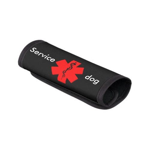 Medical alert service dog leash wrap