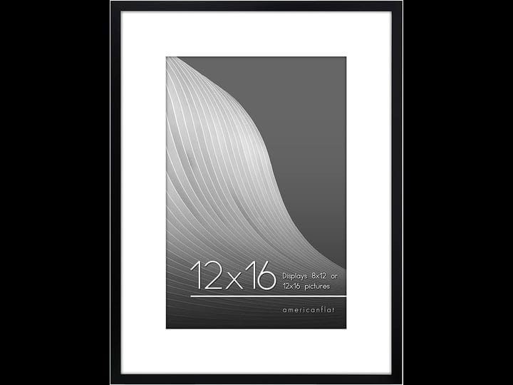 americanflat-12x16-picture-frame-with-mat-for-8x12-plastic-and-plexiglass-black-size-12-inch-x-16-in-1