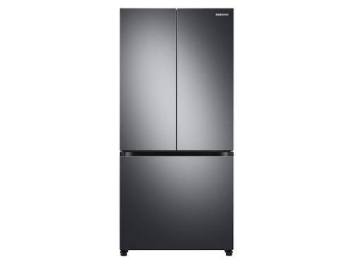 Smart 3-Door Black Stainless French Door Refrigerator | Image