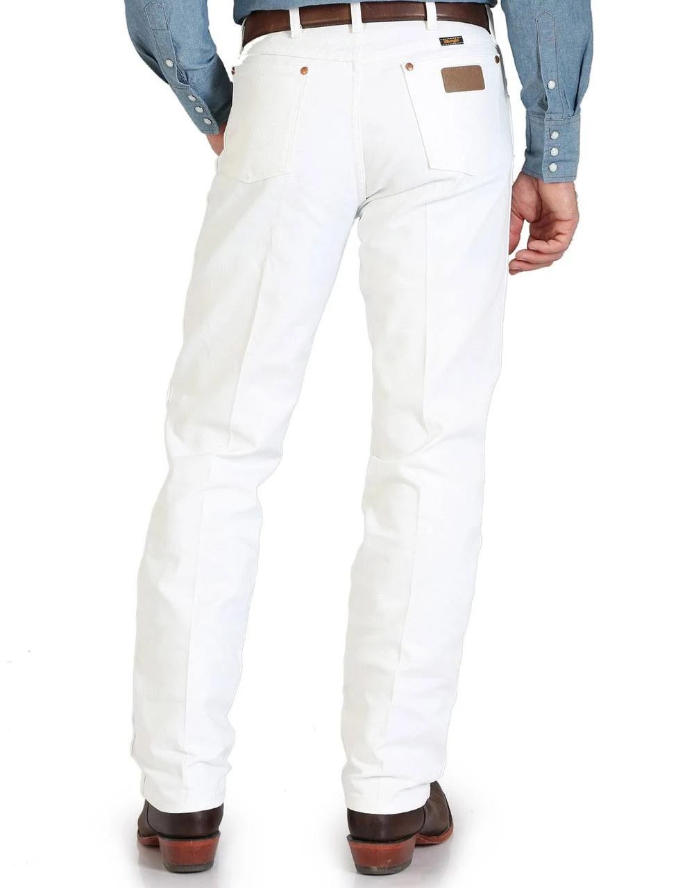 Affordable White Jeans for Cowboys: High-Quality, Comfortable Fit | Image