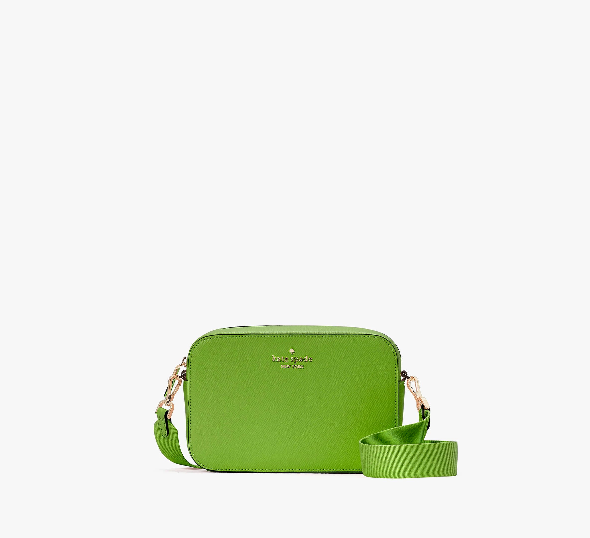 Turtle Green Leather Mini Camera Bag by Kate Spade | Image