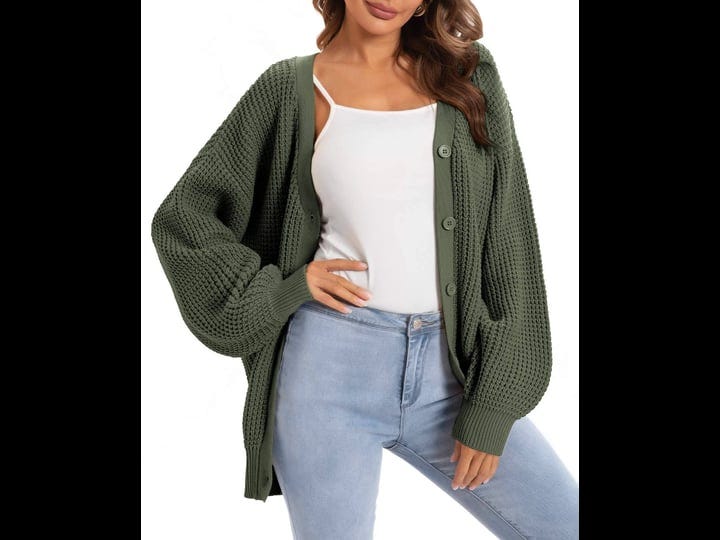 qualfort-womens-cardigan-sweater-100-cotton-button-down-long-sleeve-oversized-knit-cardigans-1