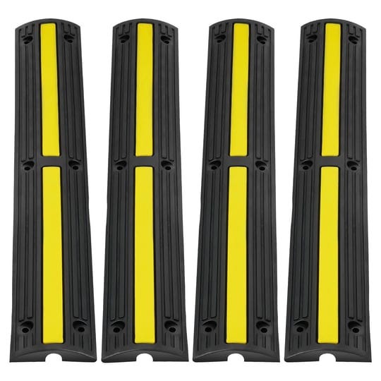 vevor-4-pcs-39-cable-protector-ramp-18000-lbs-speed-bump-floor-cable-protector-1