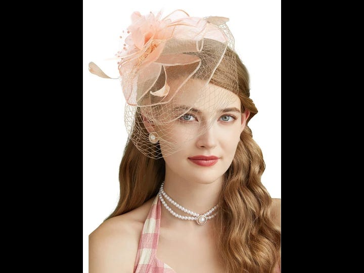 cizoe-fascinators-hats-20s-50s-hat-pillbox-hat-cocktail-tea-party-headwear-with-veil-for-girls-and-w-1