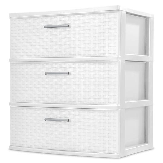 sterilite-3-drawer-wide-weave-tower-white-1