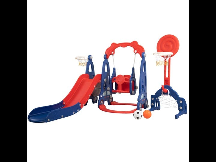 tobbi-5-in-1-toddler-climber-and-swing-set-climber-slide-playset-with-football-gate-basketball-hoops-1