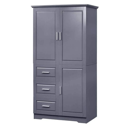 32-6-in-w-x-19-6-in-d-x-62-2-in-h-gray-freestanding-tall-and-wide-linen-cabinet-with-3-doors-and-3-d-1