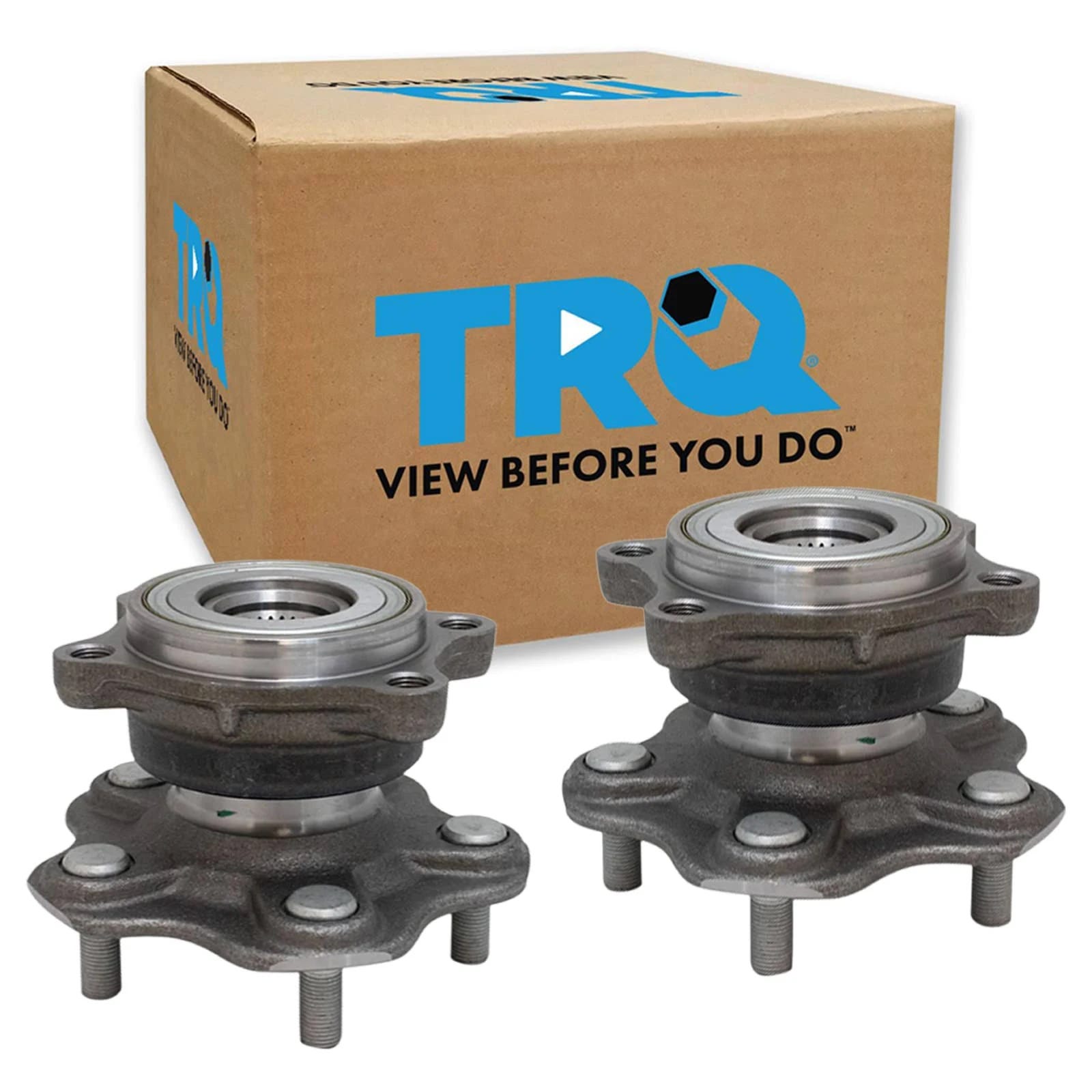 TRQ Rear Pre-Pressed Wheel Bearing & Hub Assembly for Nissan 350Z Infiniti BHA51478 | Image