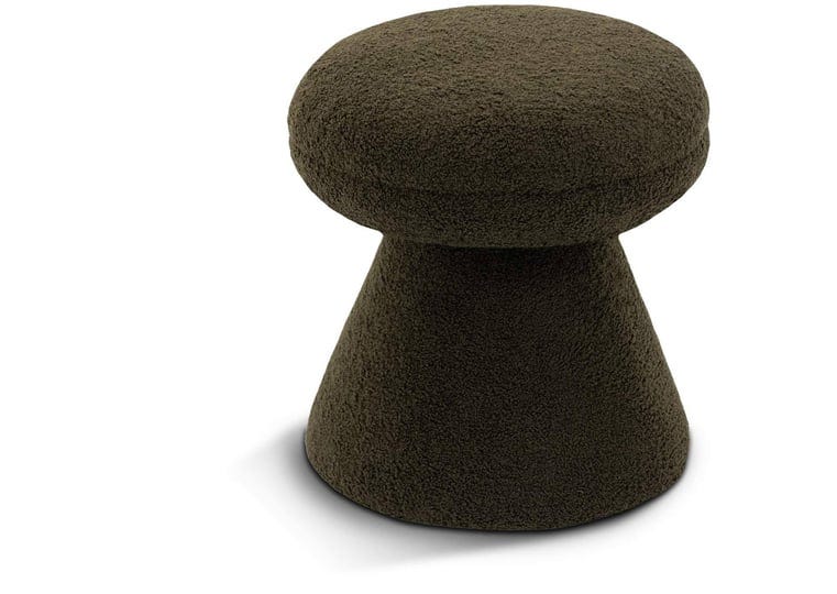 meridian-furniture-drum-green-faux-shearling-teddy-fabric-ottoman-stool-195green-1