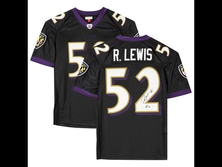 fanatics-authentic-ray-lewis-baltimore-ravens-autographed-black-mitchell-ness-jersey-with-hof-18-ins-1