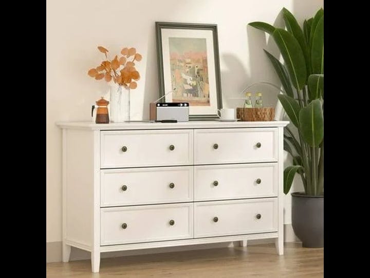 ikeno-6-drawers-white-dresser-modern-solid-wood-chest-of-drawers-white-dresser-for-bedroom-room-adul-1