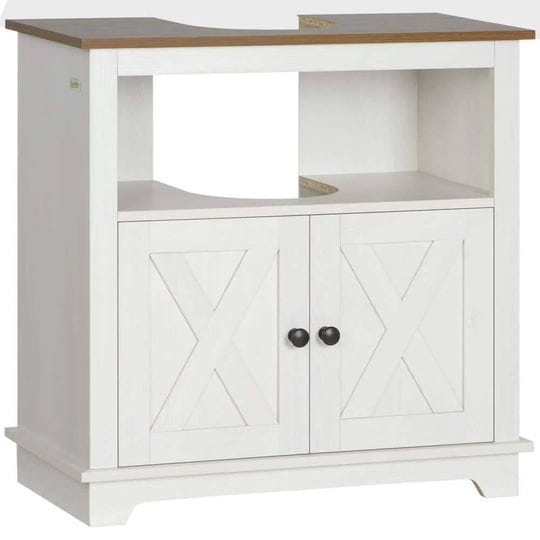 kleankin-modern-farmhouse-bathroom-sink-cabinet-pedestal-sink-storage-cabinet-with-double-doors-and--1