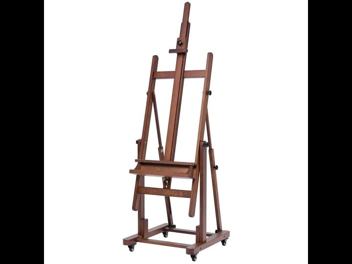 meeden-extra-large-h-frame-heavy-duty-easel-walnut-color-1