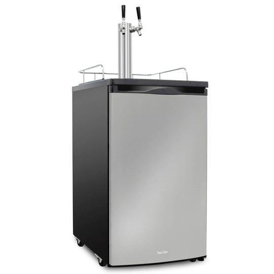 ivation-full-size-kegerator-dual-tap-draft-beverage-dispenser-and-universal-beer-cooler-1