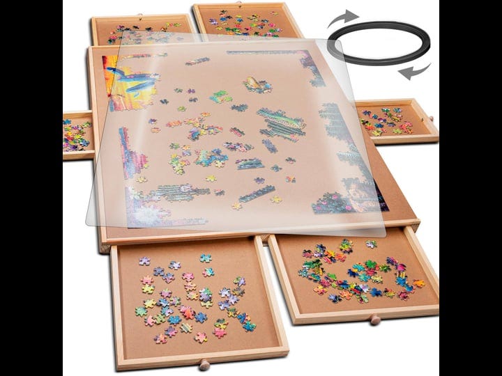 1500-piece-rotating-wooden-jigsaw-puzzle-table-6-drawers-puzzle-board-with-puzzle-cover-27-x-35-jigs-1
