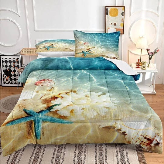 lris-bedding-ocean-comforter-set-beach-themed-bedding-set-teal-coastal-nature-theme-pattern-ocean-be-1