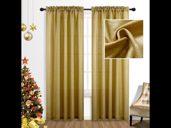 gold-curtains-84-inch-length-for-living-room-2-panels-set-rod-pocket-window-decor-semi-sheer-luxury--1