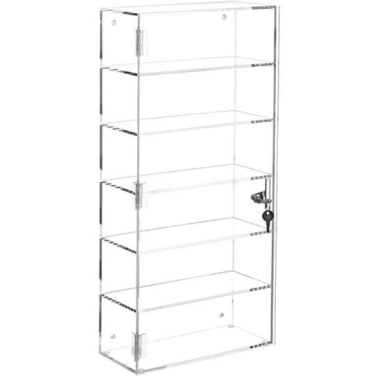 acrylic-locking-5-shelf-front-opening-wall-mount-display-case-1