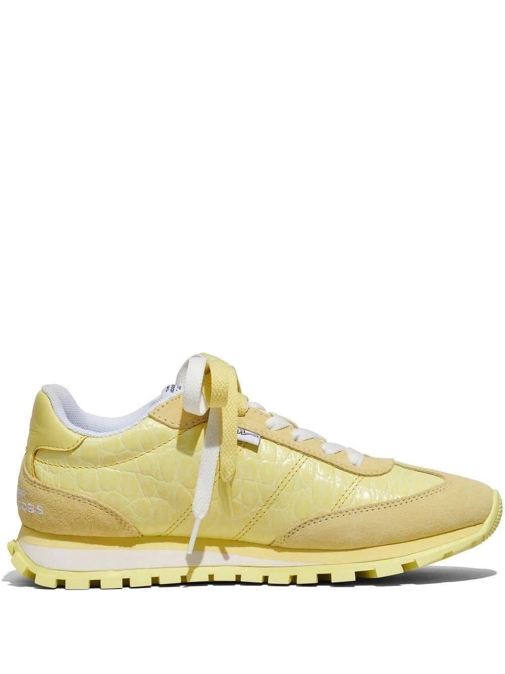 Marc Jacobs Yellow Jogger Sneakers - Panelled Design with Mesh Detailing | Image