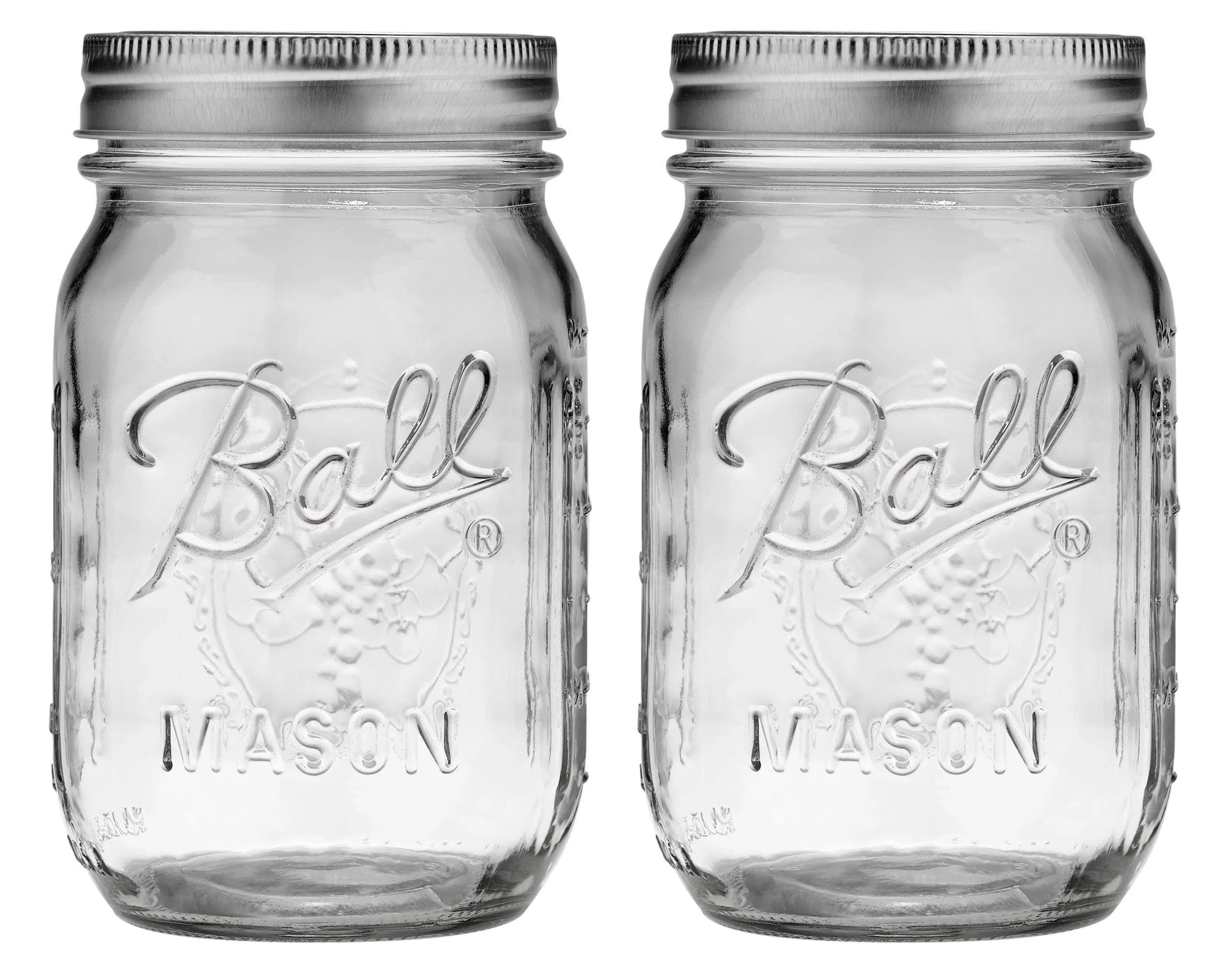 Durable Glass Pint Jars with BPA-Free Closure | Image