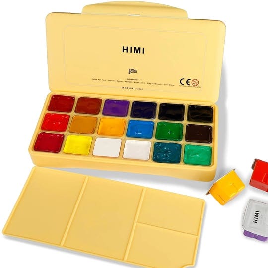 himi-gouache-paint-set-18-colors-x-30ml-with-a-palette-a-carrying-case-unique-jelly-cup-design-miya--1