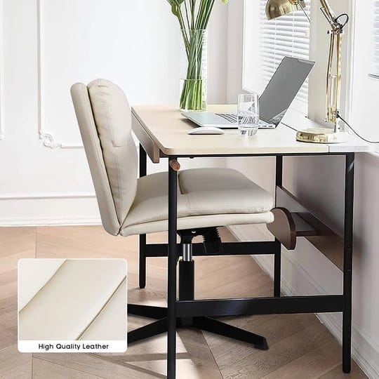 bossin-armless-office-desk-chair-no-wheelspu-leather-padded-modern-swivel-vanity-chair-beige-1