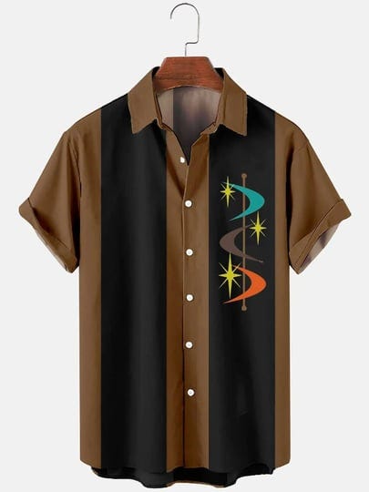 royaura-fathers-day-mens-vintage-casual-bowling-shirts-geometric-wrinkle-free-plus-size-tops-brown-3-1