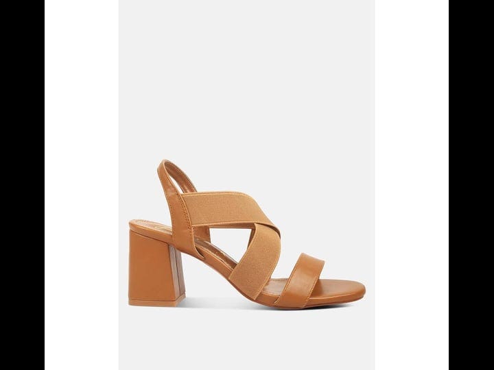 womens-comfortable-straps-block-heel-sandals-tan-size-7
