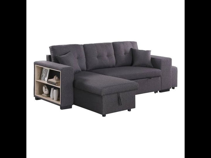 devion-furniture-95-wide-reversible-fabric-sofa-bed-chaiseottoman-and-designed-arm-dark-gray-1
