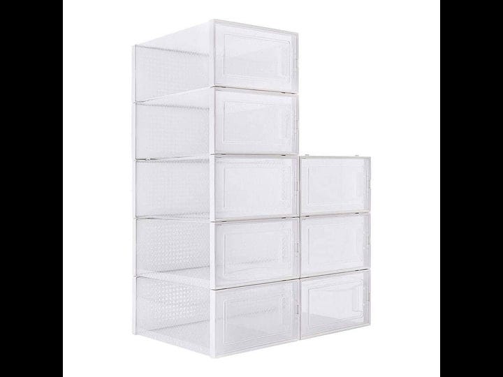 8-pair-plastic-stackable-clear-shoe-storage-shoe-boxes-storage-bins-shoe-container-organize-white-1