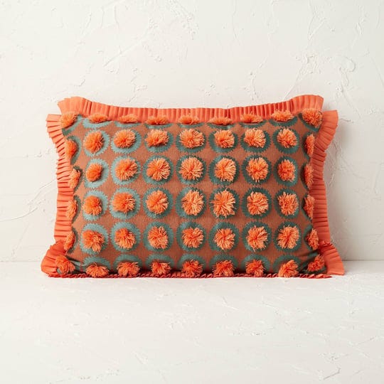 oblong-jungalow-fringe-pom-decorative-throw-pillow-orange-coral-opalhouse-designed-with-jungalow-1
