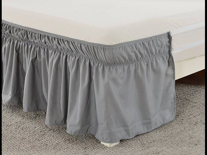 meila-bed-skirt-three-fabric-sides-elastic-wrap-around-dust-ruffled-solid-bed-skirts-easy-on-easy-of-1