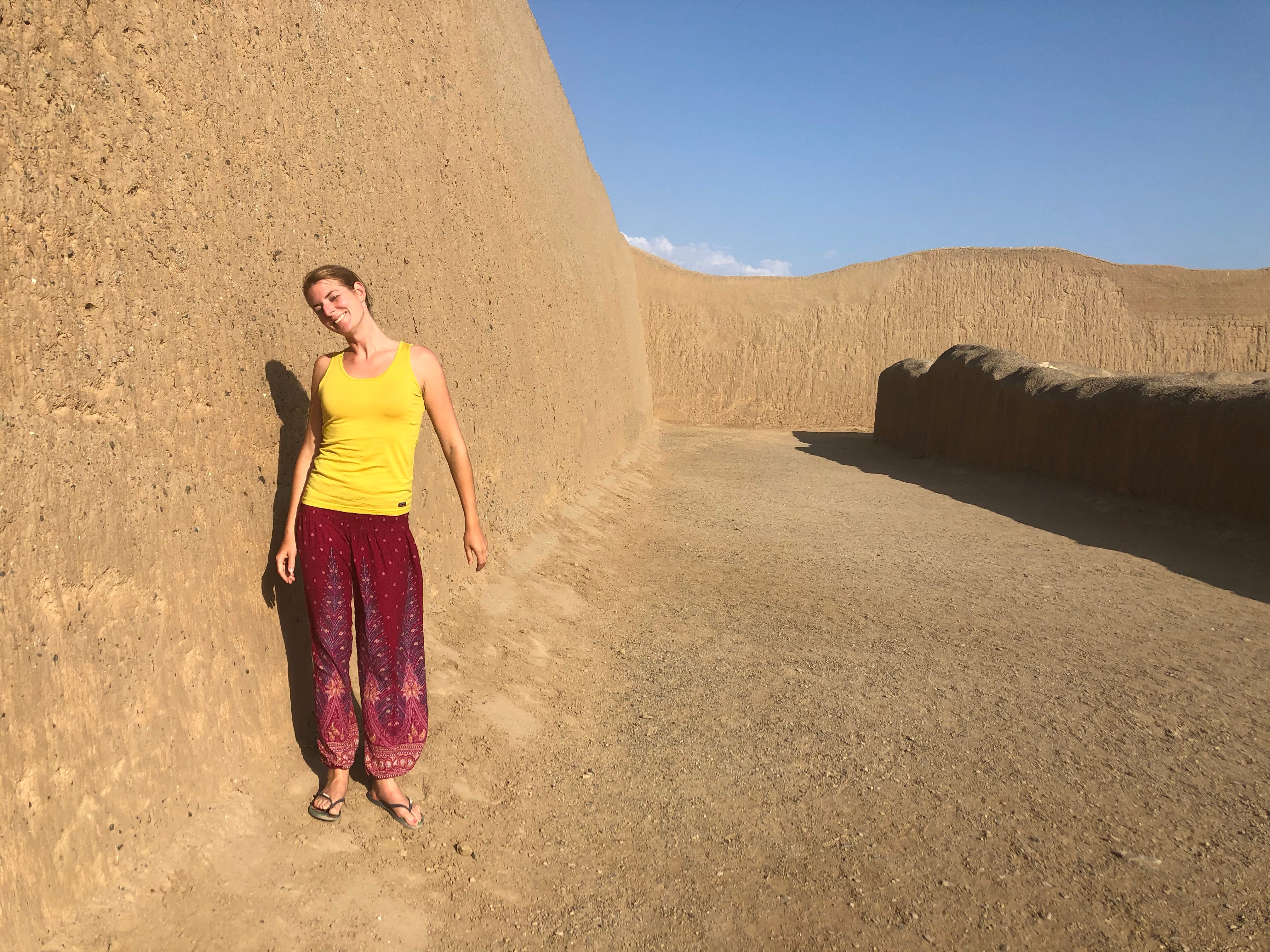 Outer walls of the main palace are quite tall.