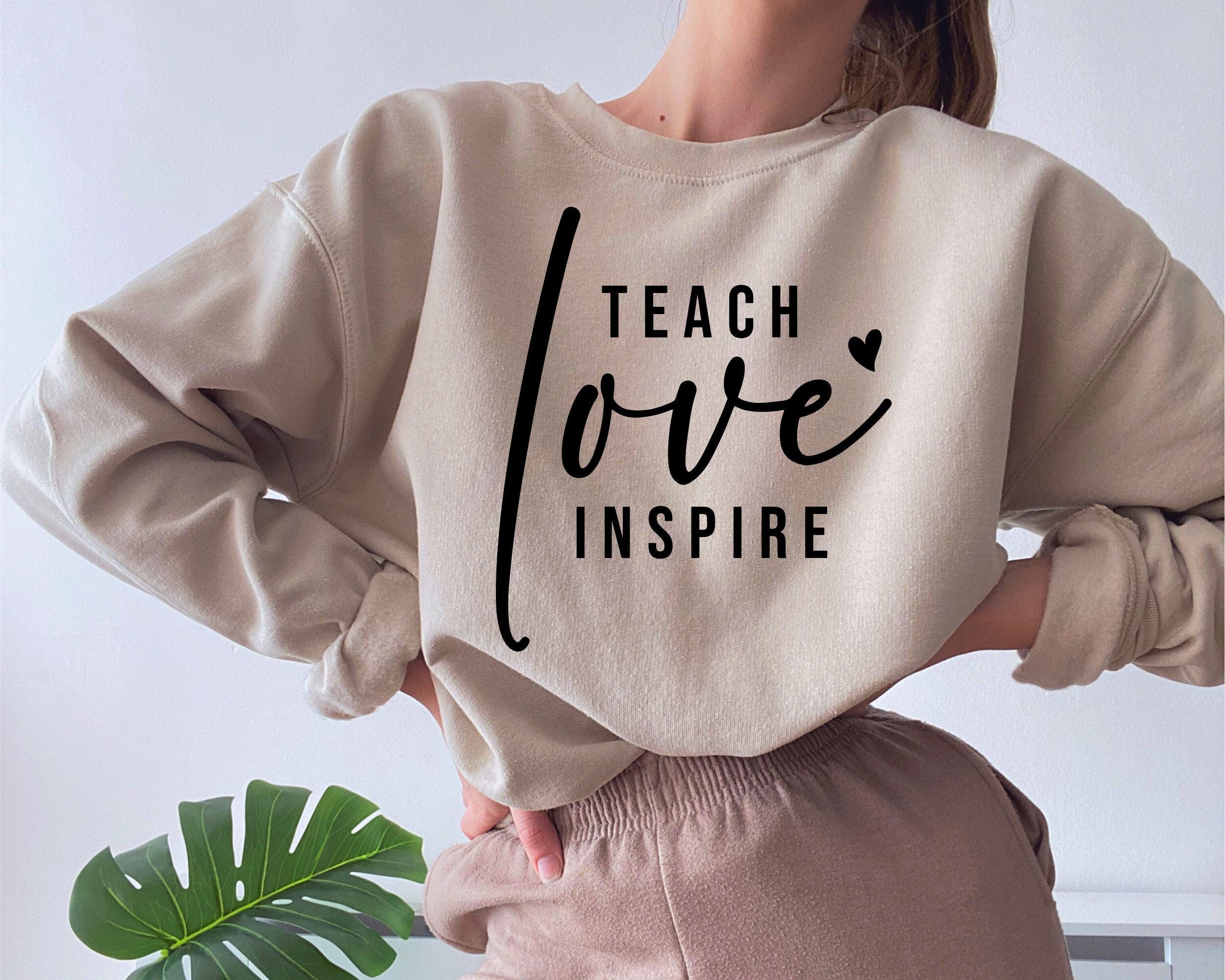 Teach Love Inspire Svg, Teacher Svg, Inspirational Svg, Teacher Quotes Svg, Teacher Shirt Svg, Inspirational Quotes Svg Cut File