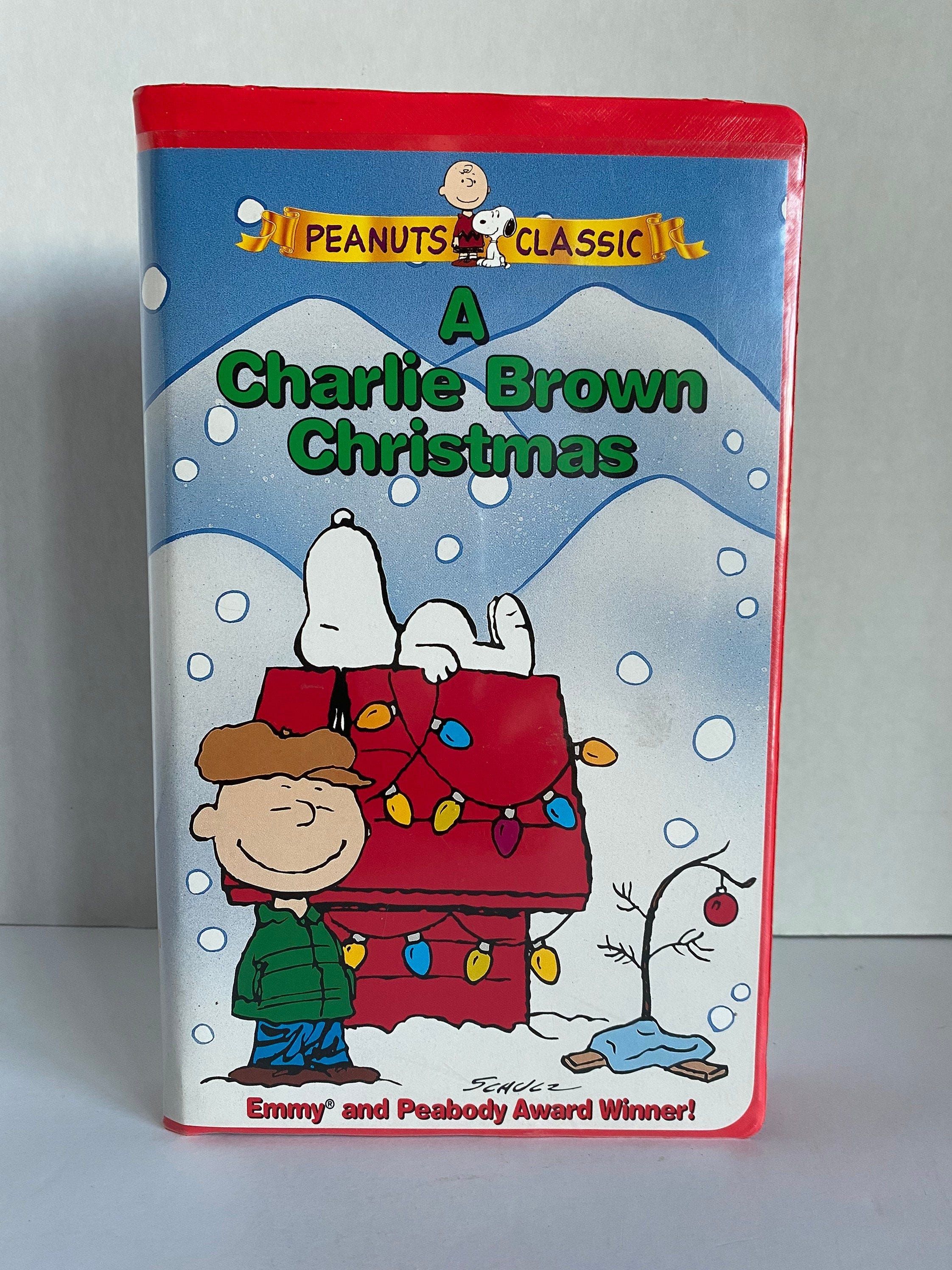 Vintage 1996 Peanuts Classic: A Charlie Brown Christmas Clamshell VHS Video Tape - Collectible/ Nostalgia/Giftware