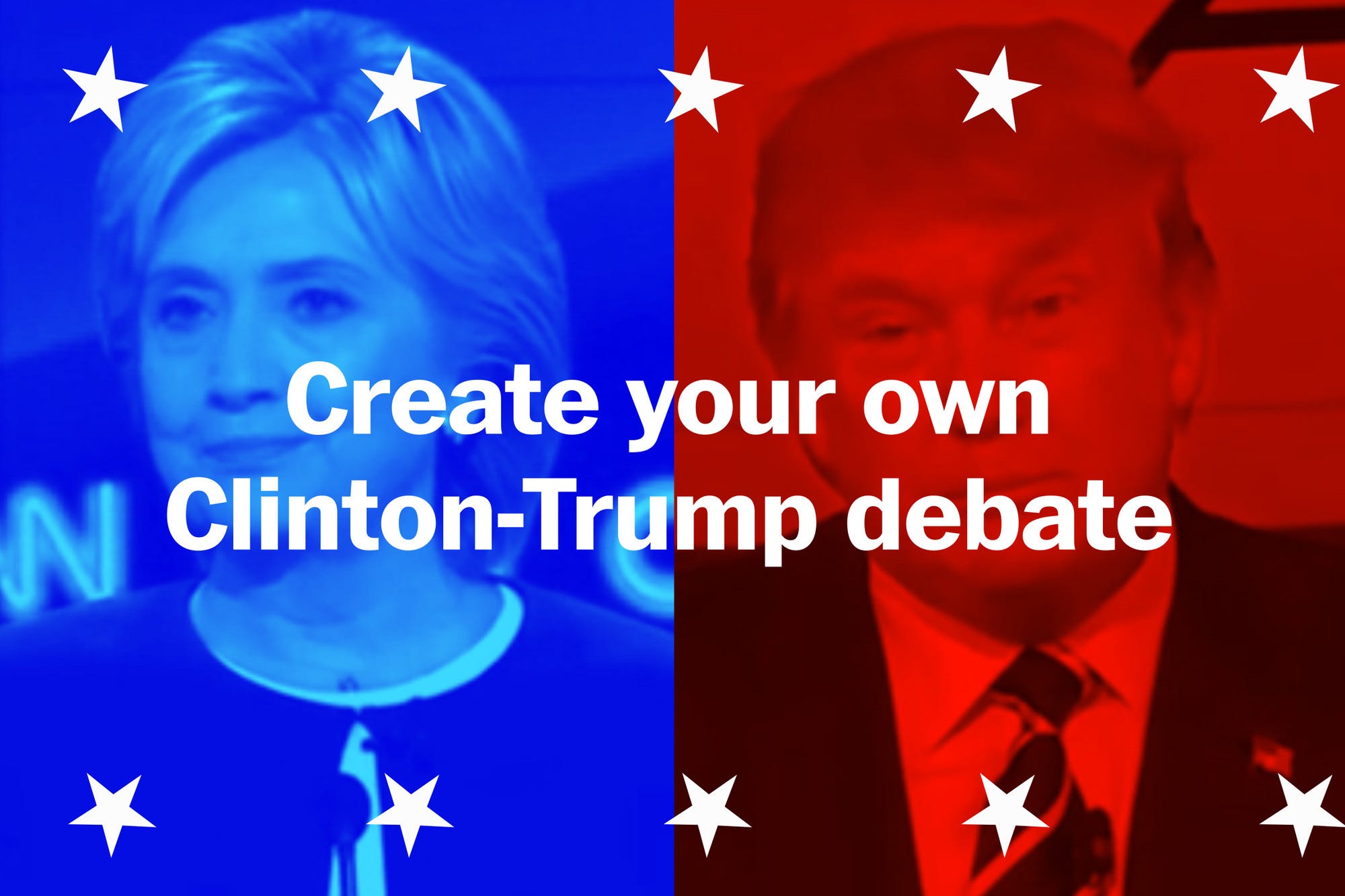 《We simulated a Clinton-Trump debate, and now you get to choose the questions》－ 華盛頓郵報