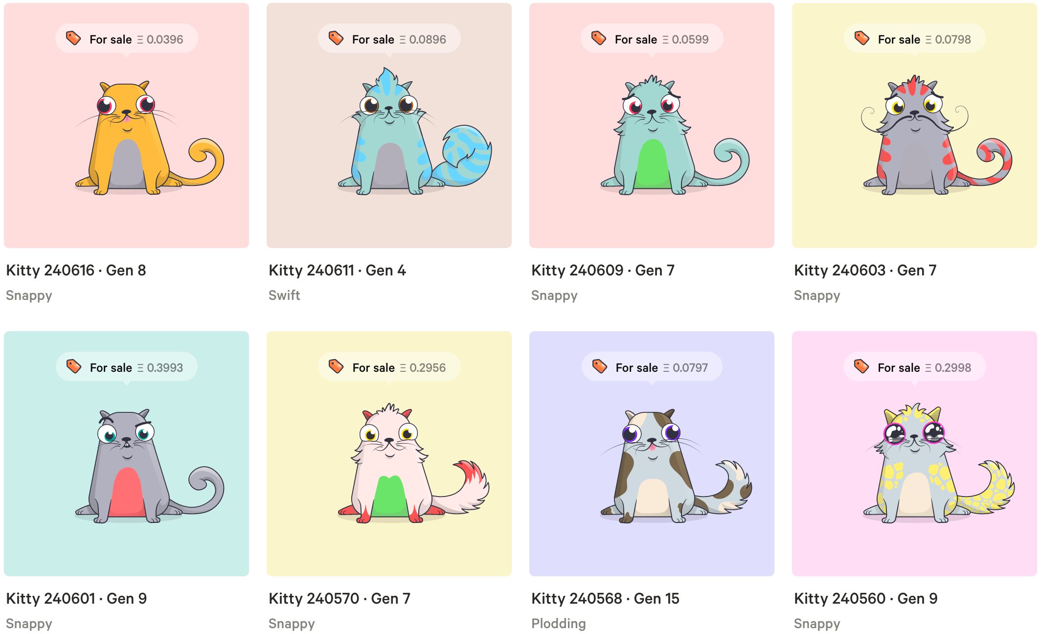 Image result for cryptokitties