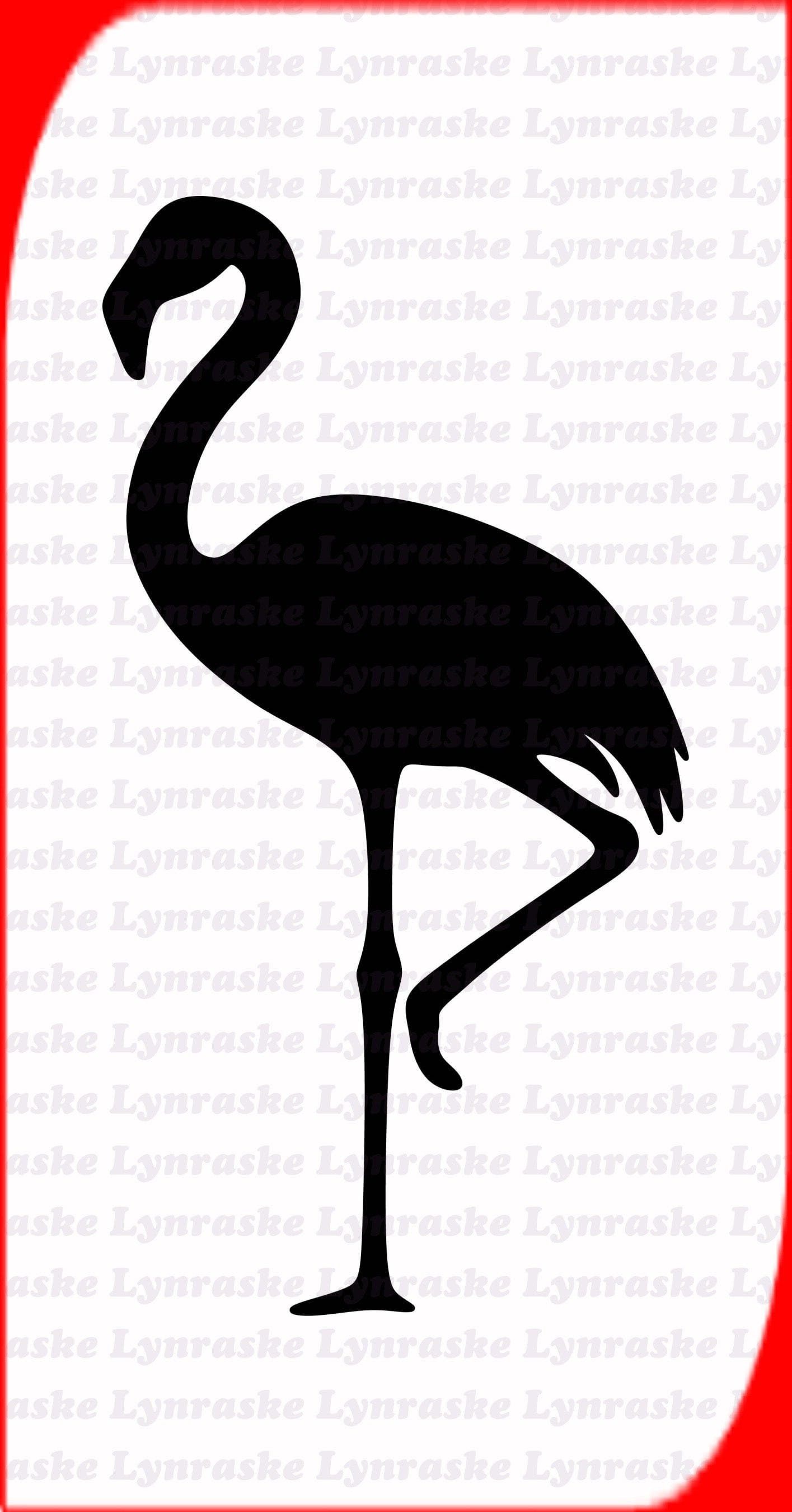 Flamingo Silhouette SVG, svg, dxf, Cricut, Silhouette Cut File, Instant Download