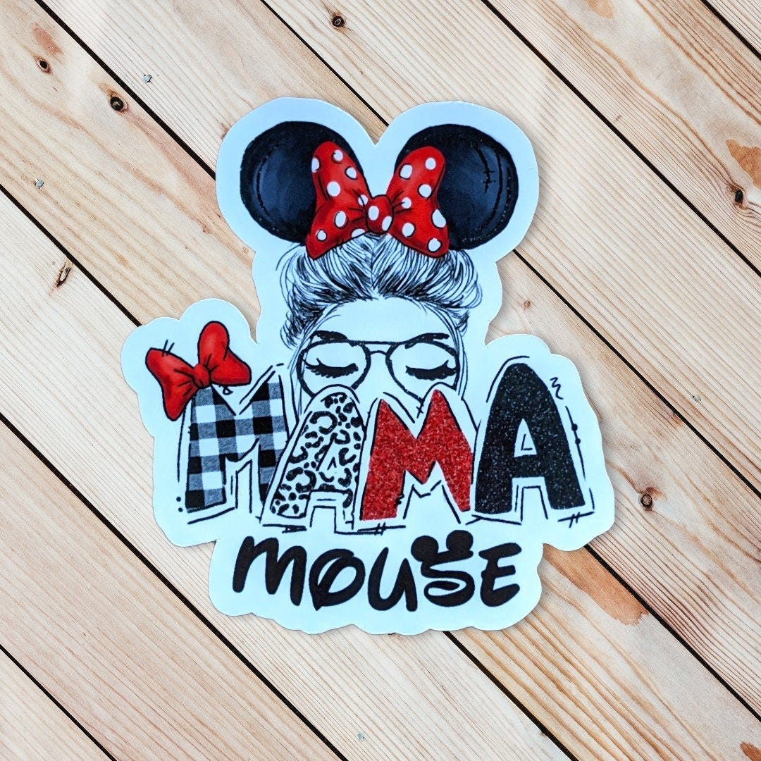 Mama Mouse Sticker, Disney Mother Sticker Decal